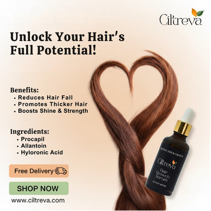 Hair Growth Serum - Activate Growth & Stop Hair Fall - 50ml